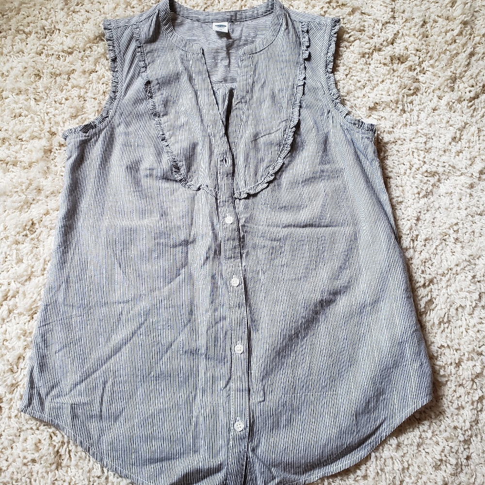 Old Navy Striped Sleeveless Top  sz XS NWT